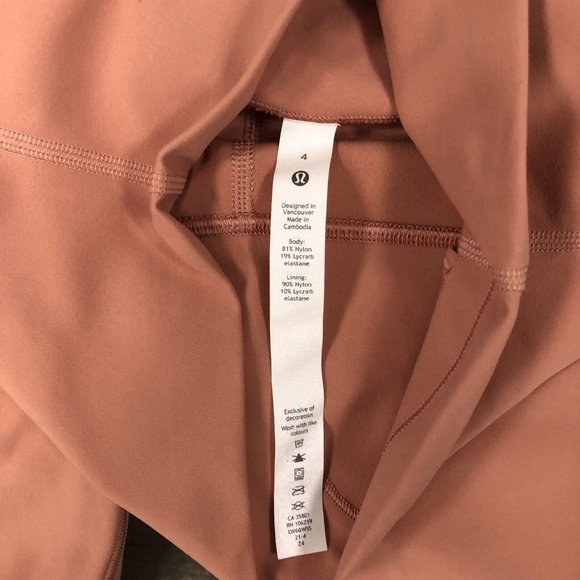 Lululemon Size 4 Align HR Pant 21” Pink Savannah $98 - Picture 6 of 8